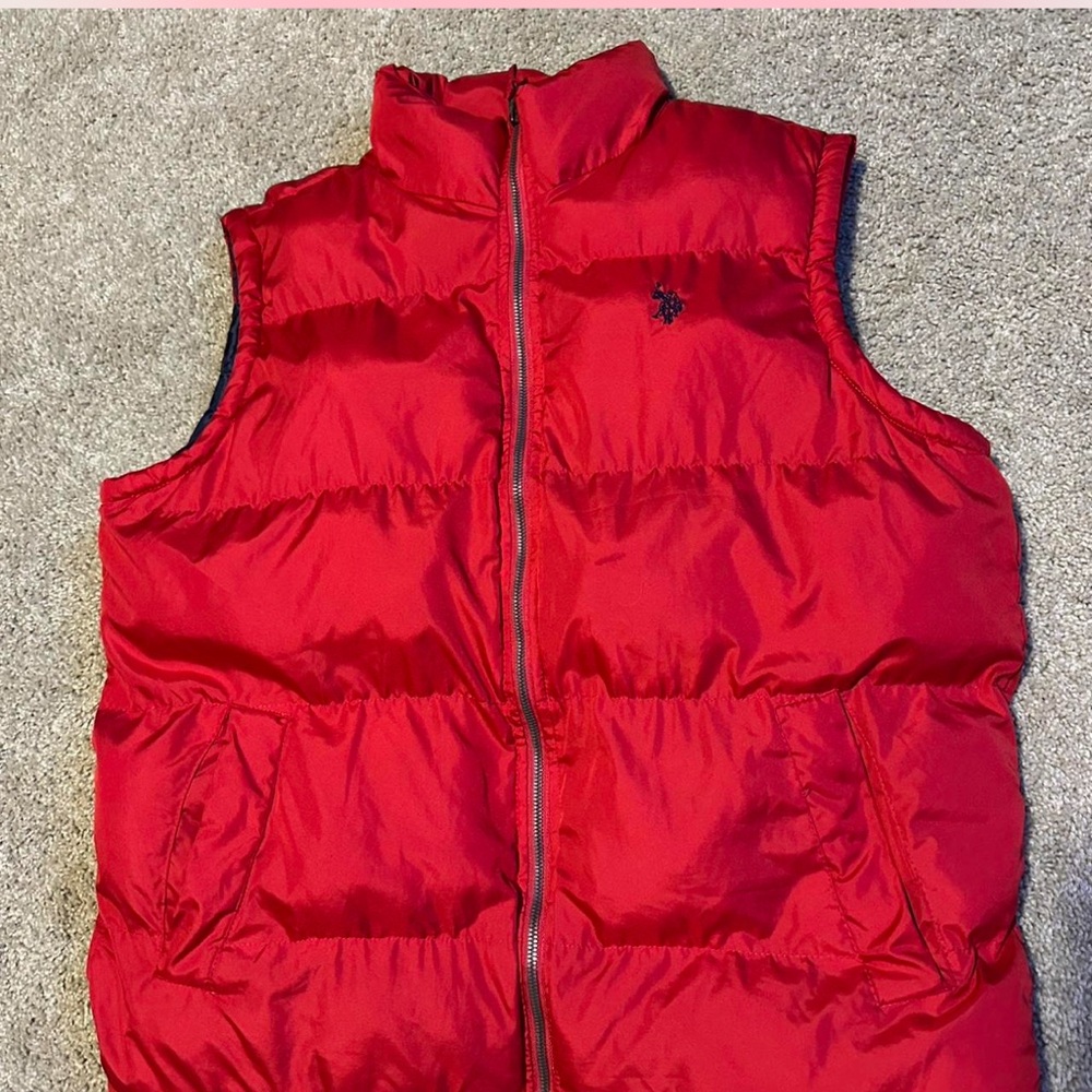 Red Puffer Vest